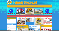 Desktop Screenshot of fajnewakacje.pl